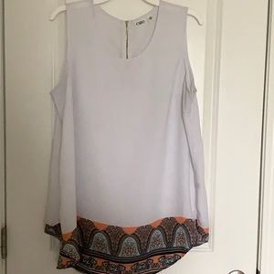 White dress tank top